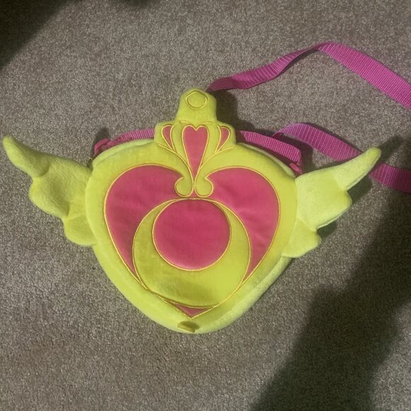 NWT Sailor Moon Crisis Brooch Compact Crossbody Bag - Picture 1 of 9